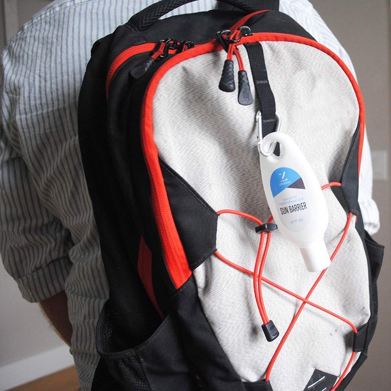 Zealios Sun Barrier Botella de Viaje Recargable de 2 oz