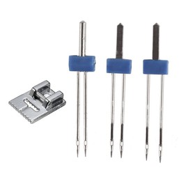 Operitacx 1 Stk Nähmaschine Druckfuß Doppel Nadel Zubehör Für Nähmaschinen Doppelte Zwillingsnadeln Doppelnadeln Zwillingsnadel Nähen Couchfuß Für Nähmaschine Elastisch Kombination