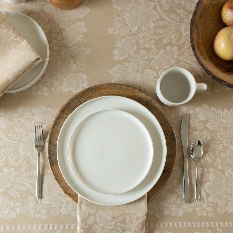 Benson Mills Harvest Gathering Heavyweight Engineered Jacquard Fabric Table Cloth,