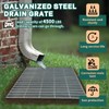 23.6x23.6 Galvanized Steel Drain Grate, B125 Class Sewer Grate, Weather-Resistant