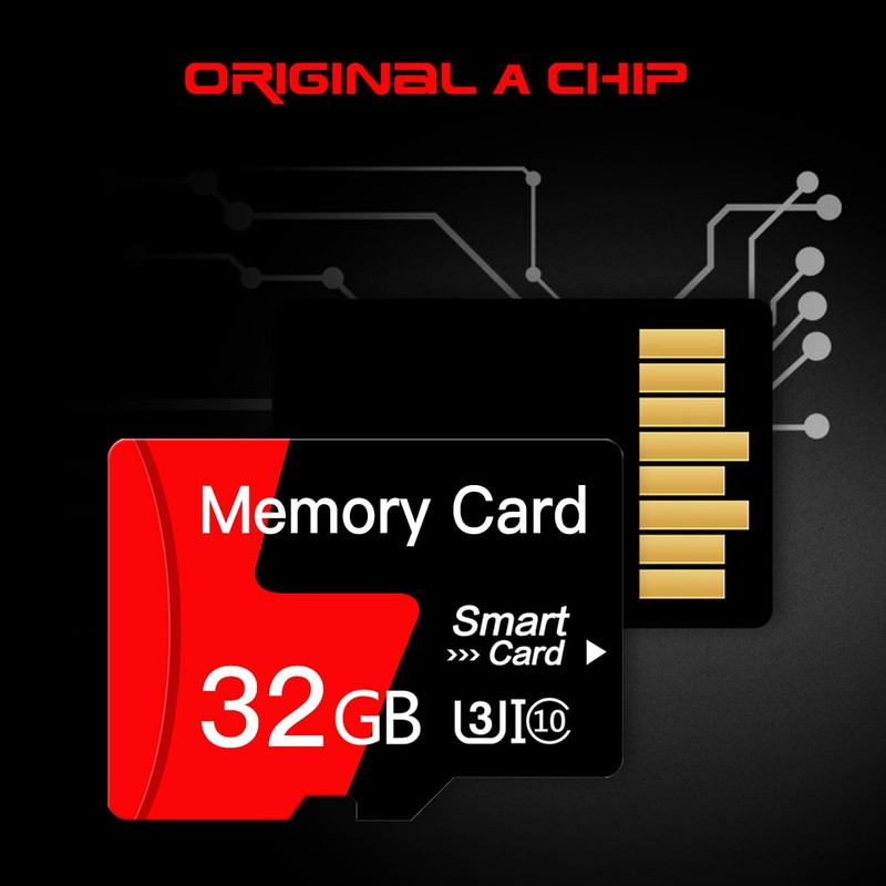 [2-Pack]32GB MicroSD Memory Card Micro SD Card With Adapter Class