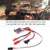 Pwshymi 20A Brushed ESC Electronic Speed Controller Waterproof Motor Speed
