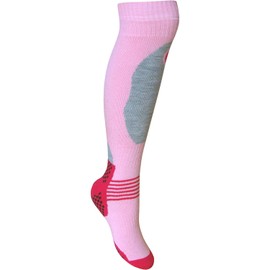 i-Smalls Kids/Girls Winter Thermal High Performance Ski Socks With Extra Cushioning available in 3 Sizes 2 pack 4-6