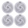 Pyle 4x Pyle 5.25" 180W 2-Way Low-Profile Slim Style Marine