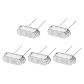 sourcing map DIP Quartz Crystal Oscillators Resonators 10MHz HC-49S Replacements 5 Pcs