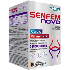 CMD - SENFEM NOVO - Calcio y Vitamina D3 - Medicamento Vitamínico - 1 Caja con 1 Frasco de 60 tabletas (INDIVIDUAL)                                   