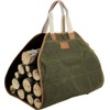 INNO STAGE Firewood Carrier - Waxed Canvas Wood Carrier for