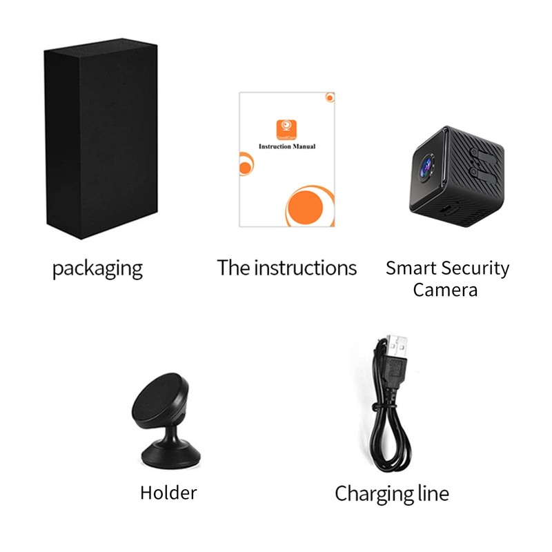 Smart Home Security Camera, 1080P Surveillance Camera, Alarm Push Night