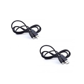 Kircuit 2 x pcs USB Cable for Charging Incredicharge I-10, Clearmax,EC TECH,EZOPower UniCharge,Yubi Power,Intocircuit, Lip Gloss External Battery Pack