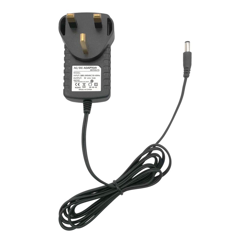MyVolts 9V power supply adaptor compatible with Roland PK-5 MIDI