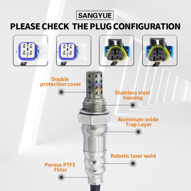 Sangyue 4x Oxygen O2 Sensor for 2003 2004 2005 2006