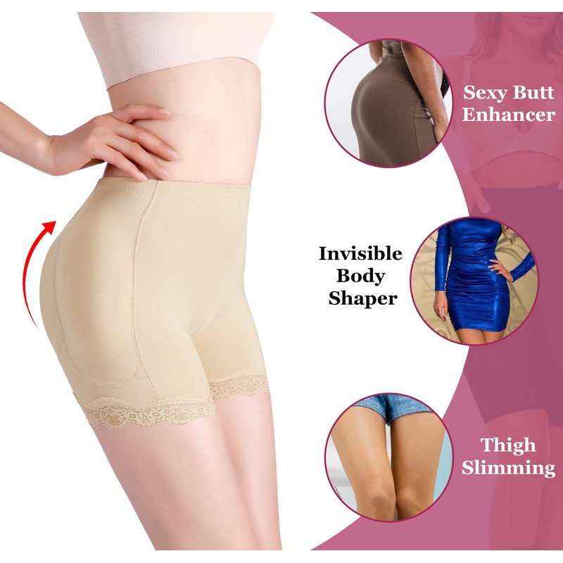 Panegy Women's Hip Pad, Hip Lifting, Padded Shapewear Hip Pad
