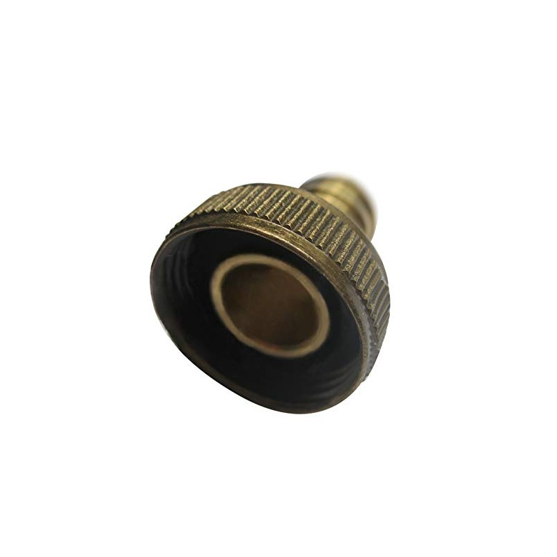 TINTON LIFE Decorative outdoor garden faucet retro brass water hose