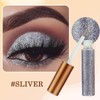 Silver Glitter Liquid Eyeliner – Waterproof Long-Lasting Shimmer Eyeliner with