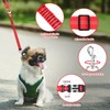BWOGUE 2 Piece Dog Seat Belt for Car with Elastic