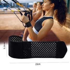 2 Pcs Carpal Tunnel Wrist Brace, Ultra Thin Compression Support Strap, Adjustable Wrist Strap, For Weightlifting, Tennis and Fitness, Suitable for Teenagers and Women (Black)