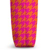 Orange and Hot Pink Houndstooth Preppy Aesthetic Classic Tote Bag