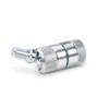 Ganter Normelemente Ball Joint Ball with Screw and Mounting Side