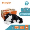Chongker Interactive Companion Robot Cat Pets, Handmade Weighted Stuffed Animals,
