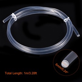 Rebower PMMA Side Glow Fiber Optic Cable, [for LED Light as Home, Party Decroation] - 0.24inch / 3.28 Feet / 1Pcs