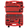 LLNDEI 1/4 & 3/8 Inch Drive Impact Socket Set, 186