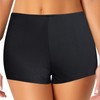 Lancry Swim Shorts Women Black Bikini Bottoms Board Shorts Swimming