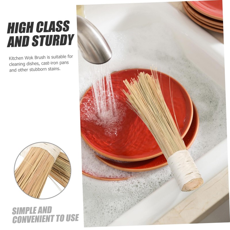 CHILDWEET 2pcs Kitchen Cleaning Pot Washing Brush Multi-Function Pot Cleaning