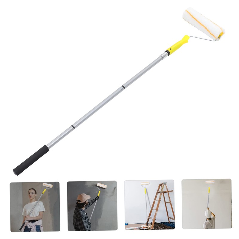 FUNOMOCYA Long Handled Paint Roller with Extension Pole - Ceiling