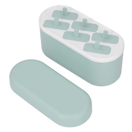 6 Hole Ice Cream Mould Ice Lolly Molds DIY Ice Cream Maker Mold Freeze Ice Pop Cube Household Ice Cream Making Tool for Home Kitchen Dessert Shop