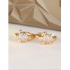 1 Pair of Classic Elegant Gold Turtle Women's Earrings Multi-coloured