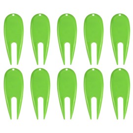PATIKIL Golf Divot Tool, 10 Pack Plastic Golf Repair Tool Ball Marker for Golfer, Green