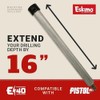 Eskimo® 42962 Hex Auger Extension, 16 Inch, Augers, Aluminum, Silver