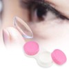 HAHIYO Contact Lens Case Box Holder Diameter 25mm Durable Leakproof