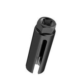 O2 Sensor Socket with Side Wire Cutout 3/8” Drive x 7/8” (22mm),Oxygen Sensor Remover Tool Chrome-Vanadium Steel,Fits All Vehicle O2 Removal and Installation Offset Oxygen Sensor Socket