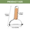 Vegetable Peeler for Kitchen, Stainless Steel Blade with Ergonomic Non-Slip