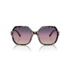 Vogue Eyewear VO5561S Sunglasses, Pink Tortoise/Tri Gradient Brown/Violet/Blue, 56 mm