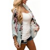 Camisunny - Cárdigan de gasa para mujer, estilo kimono con