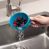 Zeal Berry Colander Cup, Small Hand-held Cup Shape Melamine Strainer/Sieve,