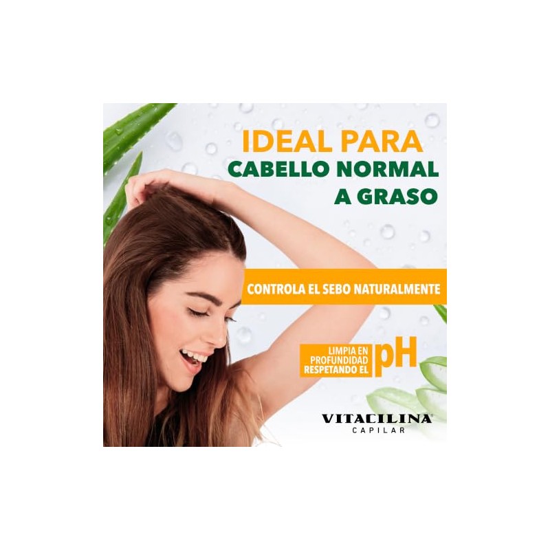 Vitacilina Capilar Shampoo Purificante │ Retinol + Sábila + Romero