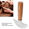 Round Leather Knife DIY High Carbon Steel Leather Cutting Tools