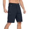 LVCBL Men's Shorts, Hiking Trousers, Men's Short Trousers, Lightweight, Quick-Drying