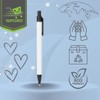NIPORO Pack of 50 Sustainable Ballpoint Pens Made of Recycled