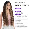 Joedir 30" Long Wavy Lace Front with 1.5"x4.5" Deep Part