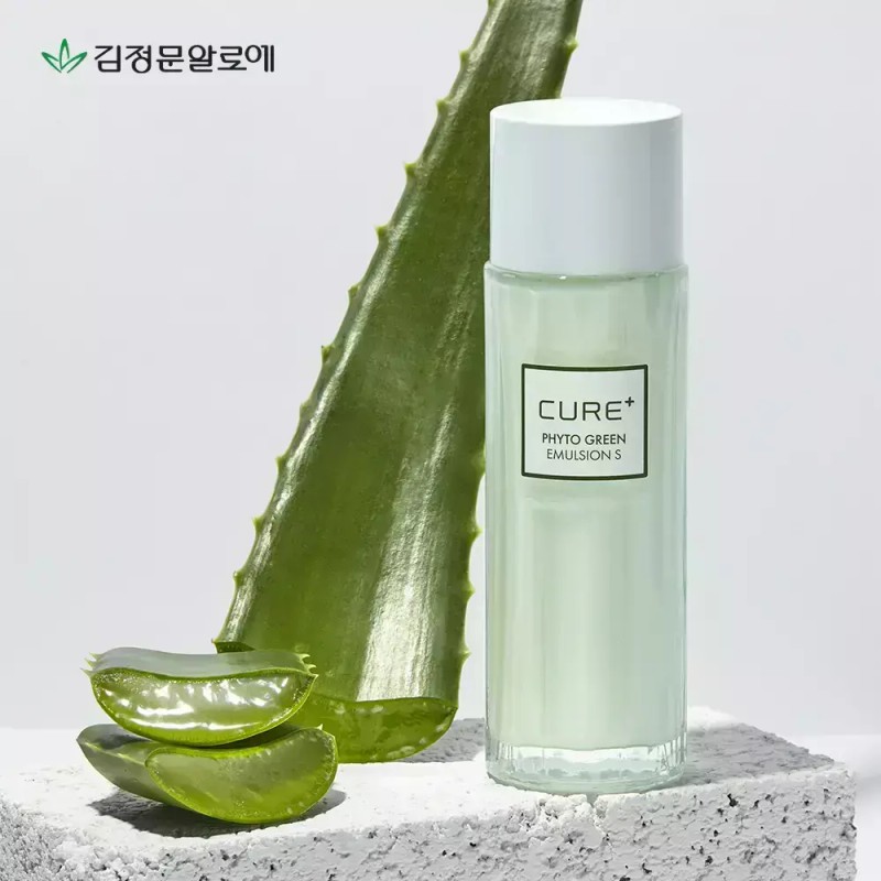 Kjm 김정문알로에 큐어 피토 그린 토너+에멀전 130ml Kim Jung Moon