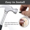 Rierdge Double-Headed Nails for Hanging Pictures, 30 Pcs Wall Hangers