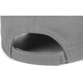 styleBREAKER 04023020 Military Style Cap Made from Durable Cotton Canvas Adjustable Unisex - dark grey