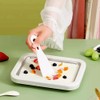 Ice Cream Roller Maker, Mini Freezable Roll Plate Stainless Steel