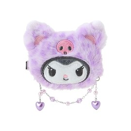 Sanrio G-Bear 981427 Face-Shaped Hair Clip, Kuromi