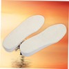 Ipetboom 1 Pair Warm Wool Height Increasing Insoles for Men