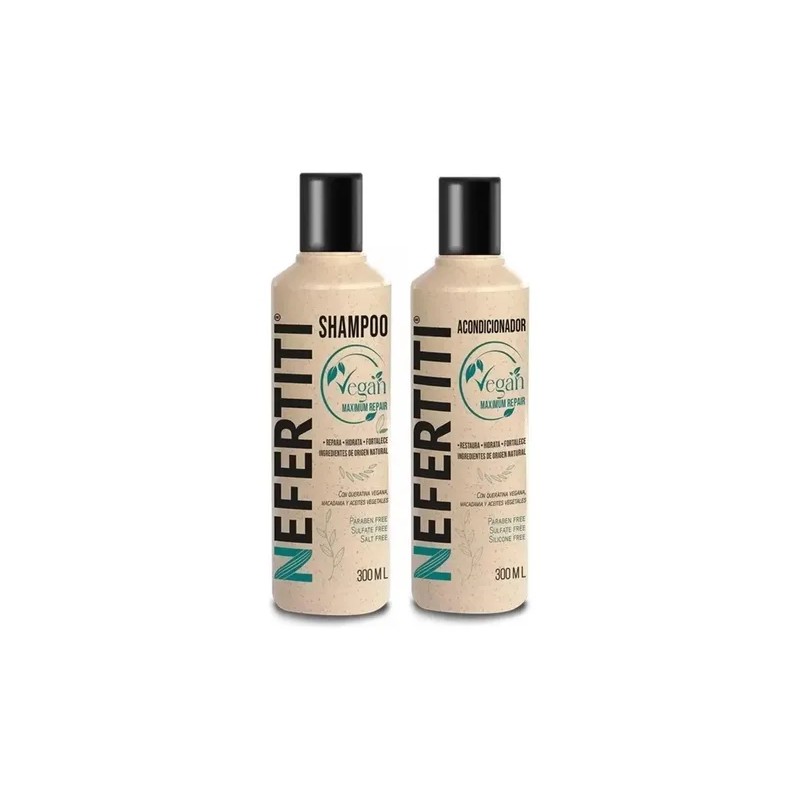Kit Shampoo + Acondicionador Sin Sulfato Sin Parabenos Vegan